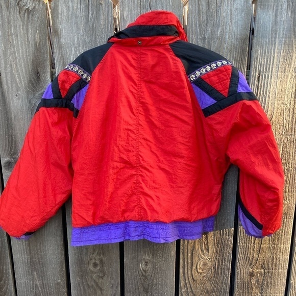 Women's Vintage Weather Tamer Jacket Multicolor Western NO SIZE Nylon Full Zip - Picture 10 of 14